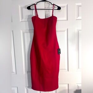 LULUS RED MINI DRESS